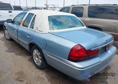 2003 Mercury Grand Marquis Gs из США, поврежденный, VIN 2MEFM74W33X653450